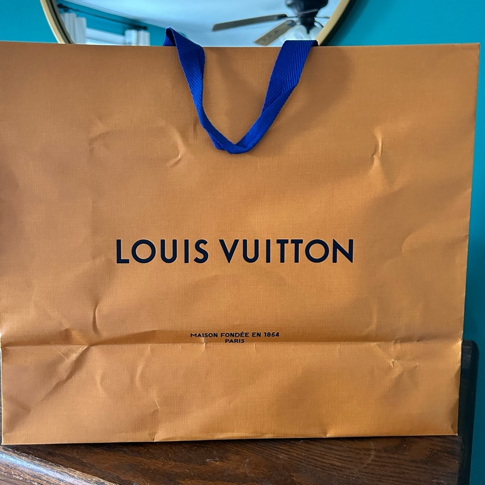 Authentic Louis Vuitton Brown Shopping Bag